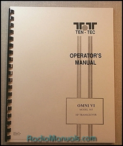 Tentec Omni VI Model 563 Operator's Manual